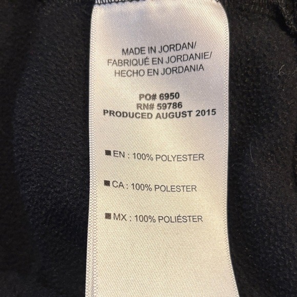 Umbro United States‎ Soccer 10 Black Hoodie Kids Size M Made in Jordan - Picture 7 of 11